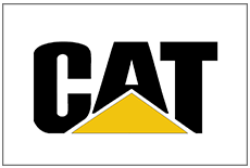 The CAT Logo to represent our collection of Caterpillar forklift engines for sale 