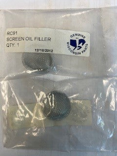 Wisconsin Oil Filler Screen  RC91